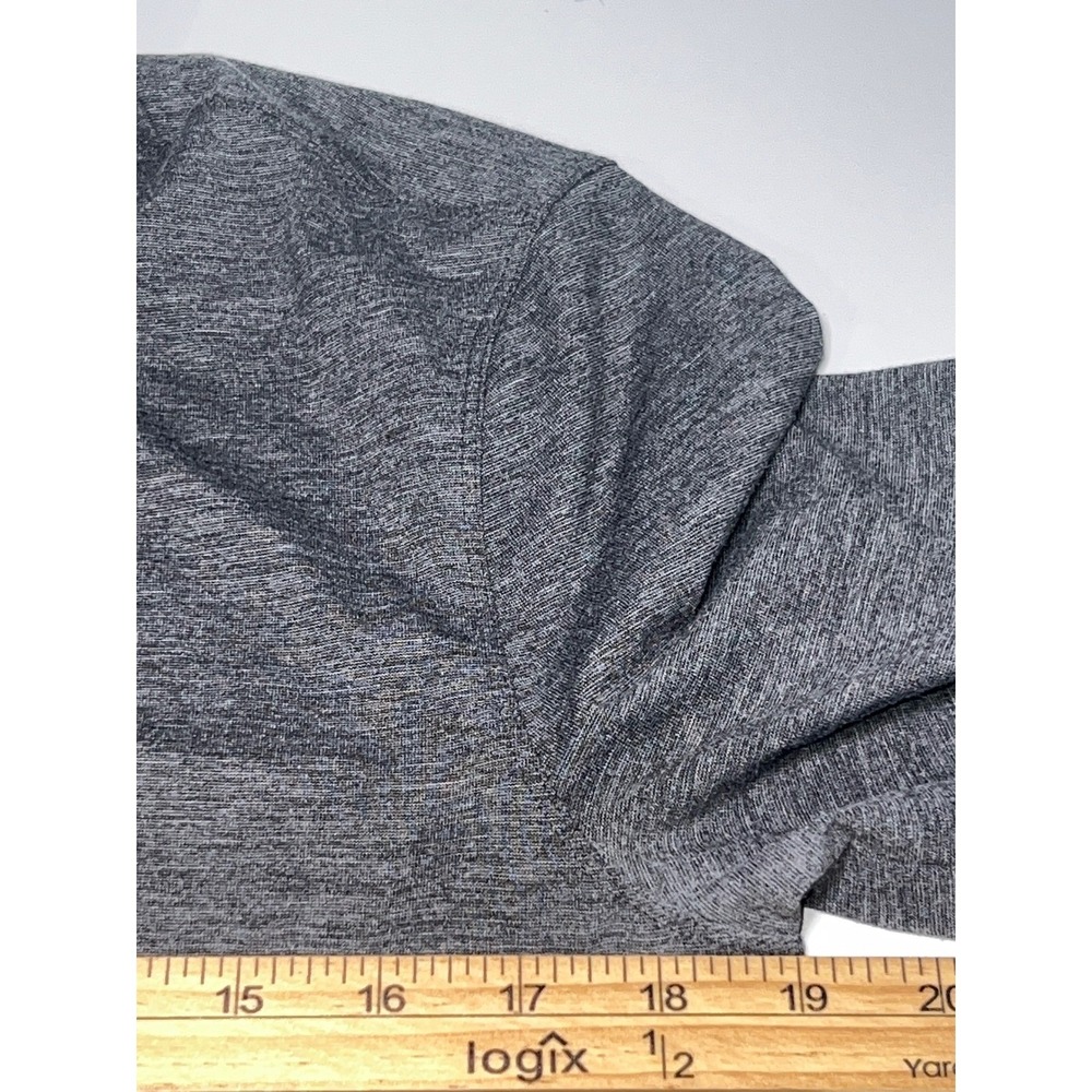 Lululemon Evolution Polo Shirt Mens S/M Grey Short Sleeve Performance Golf - Picture 4 of 7